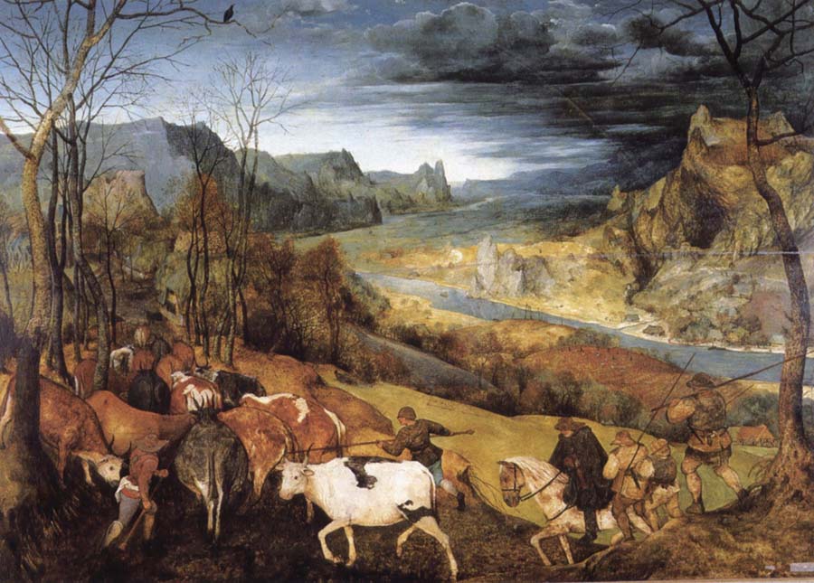 BRUEGEL, Pieter the Elder Return of the Herd